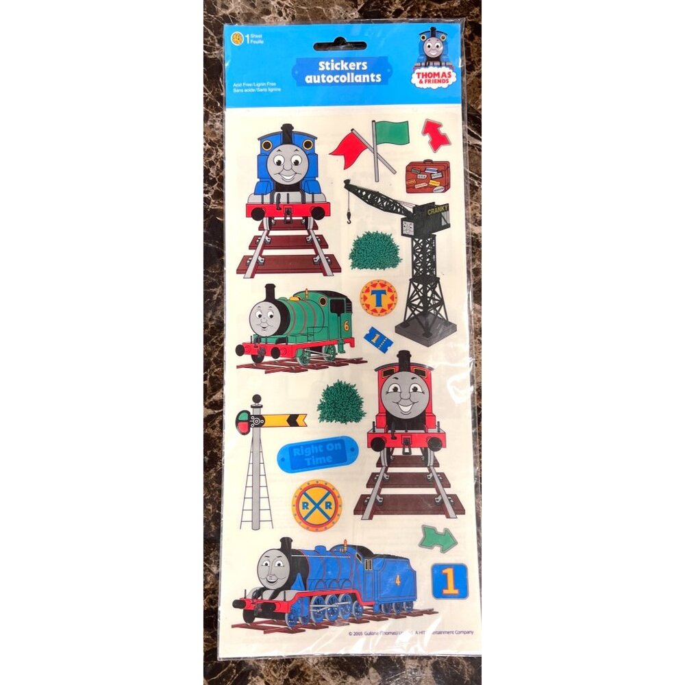 Thomas & Friends Scrapbook Stickers Set PTHOM2 By SandyLion